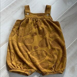 Kate Quinn Yellow Romper with Bubble Hem